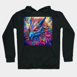 Wings of Wonder: Discover the Fantastic Creature, a Mythical Bird of Vibrant Colors and Astonishing Splendor Hoodie